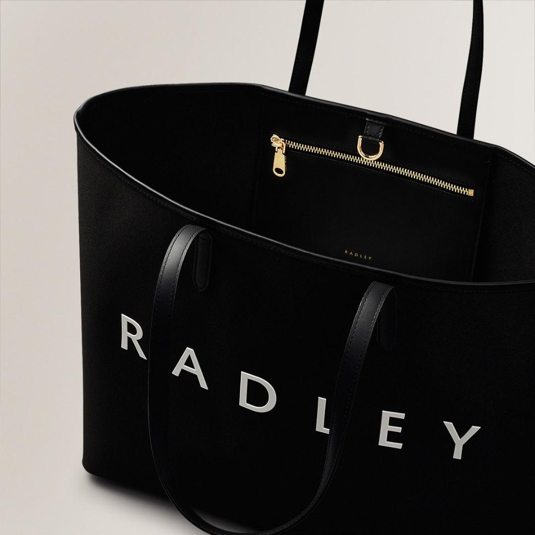 Radley Southwell Gardens Large Open Top Tote Bag - Black