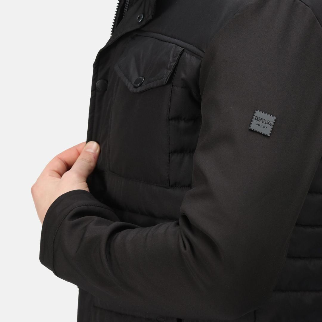 Regatta Men's Kadir Insulated Quilted Jacket - Black