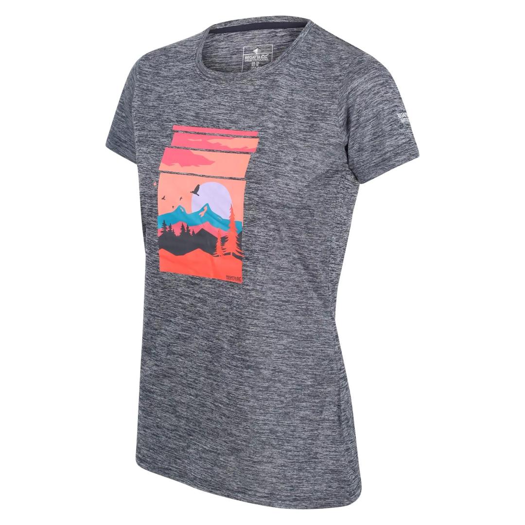 Regatta Women's Fingal VI Print T-Shirt - Navy Marl