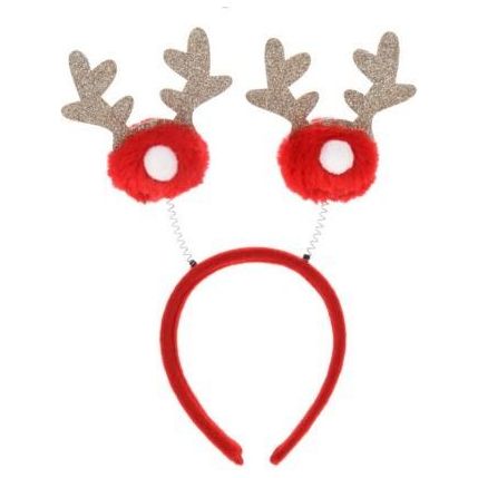 Reindeer Headband 28cm Red