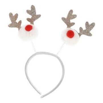 Reindeer Headband 28cm White