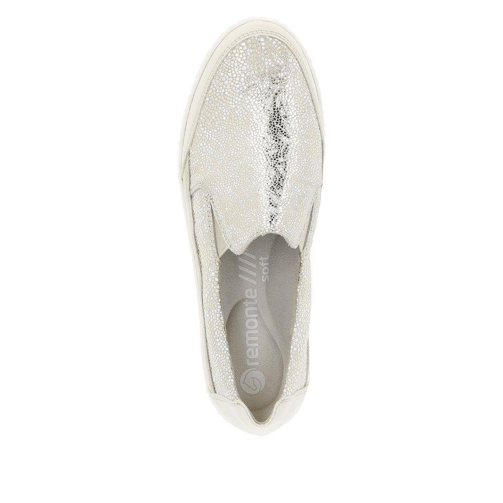 Rieker Remonte D5829-90 Kaja Womens Shoes - Metallic