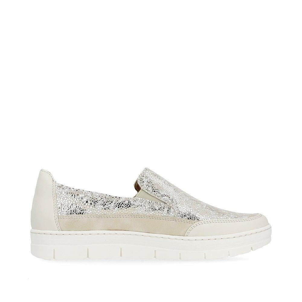 Rieker Remonte D5829-90 Kaja Womens Shoes - Metallic
