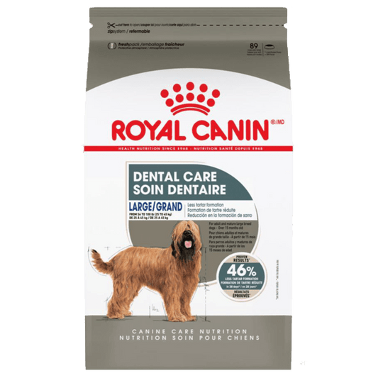 Royal Canin Large Breed Dental Care Dry Dog Food, 30lb