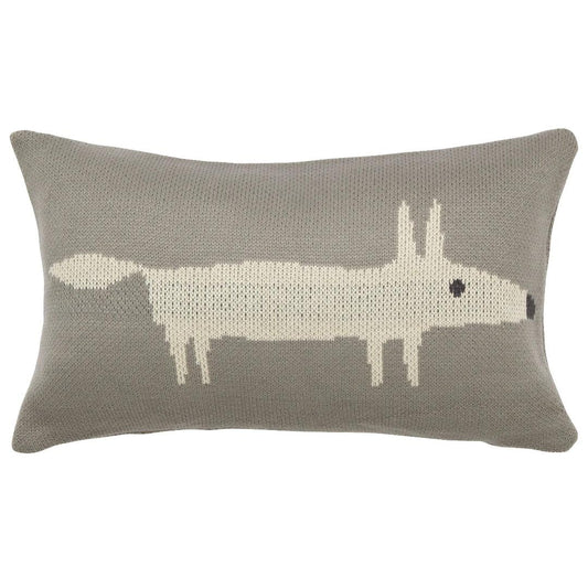 Scion Mr Fox Cushion 30cm x 50cm - Silver