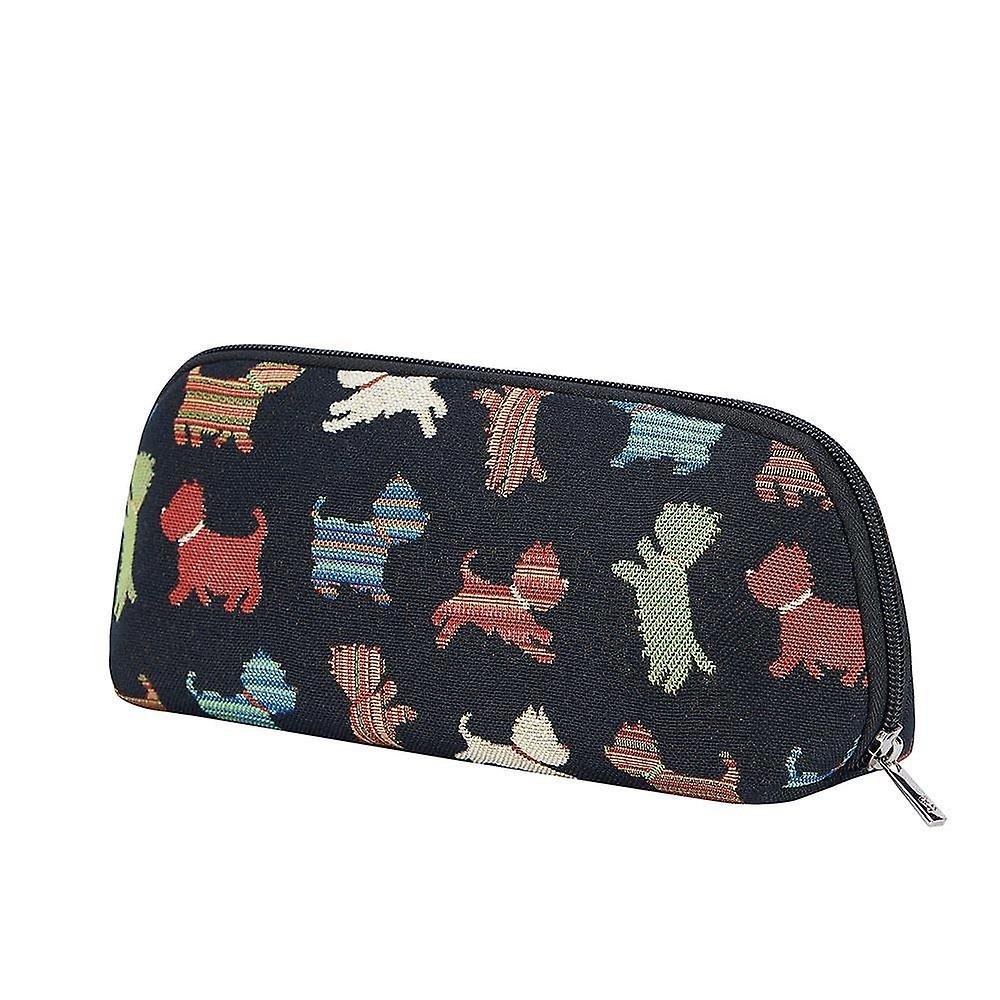 Signare Makeup Bag - Playful Puppy