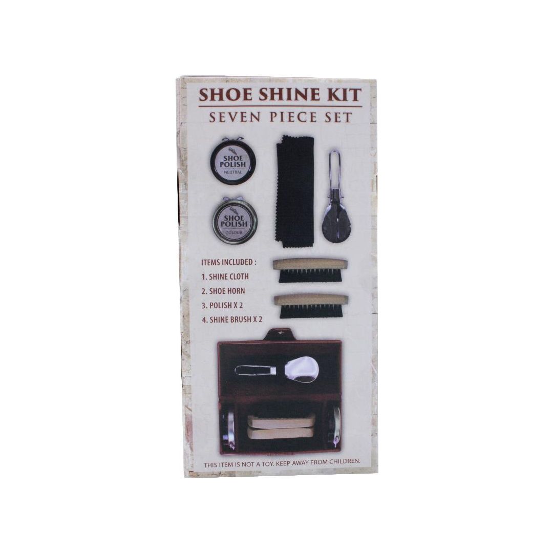 Something Special Gifts Barrel Shoe Shine Kit - Black