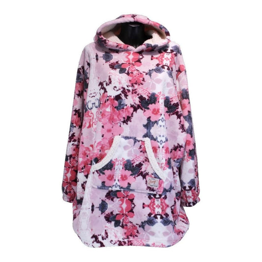 Something Special Gifts Ladies Joey Oversize Hoodie - Floral