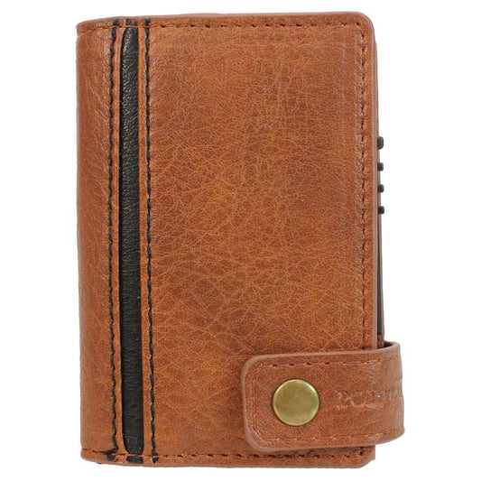 Something Special Gifts Leather Reversible Belt & Card Slider Wallet - Tan