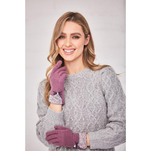 Something Special Gifts Luxury Wool Gloves - Mauve