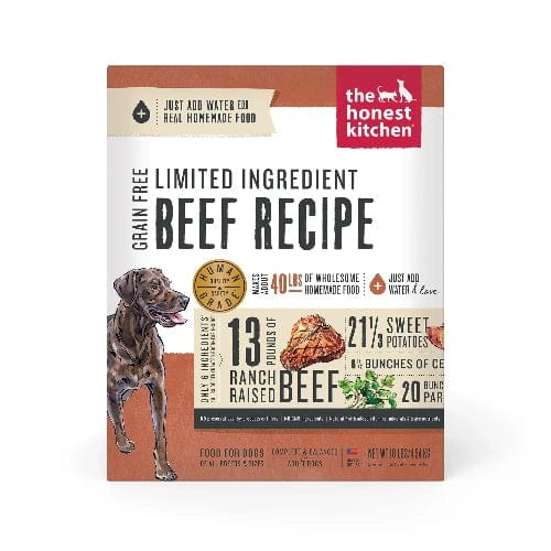 The Honest Kitchen Limited Ingredient Grain Free Beef Recipe Dehydrated Dog Food, 10lb (SPECIAL ORDER ITEM)