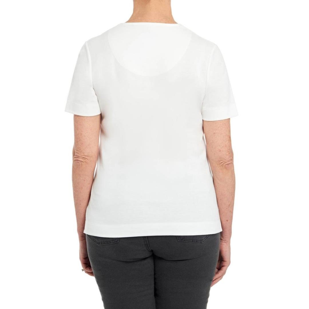 TIGI Circle Neckline Top - Ivory