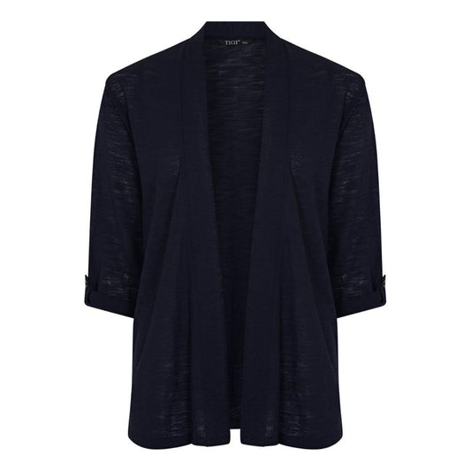 TIGI Navy Open Front Shrug