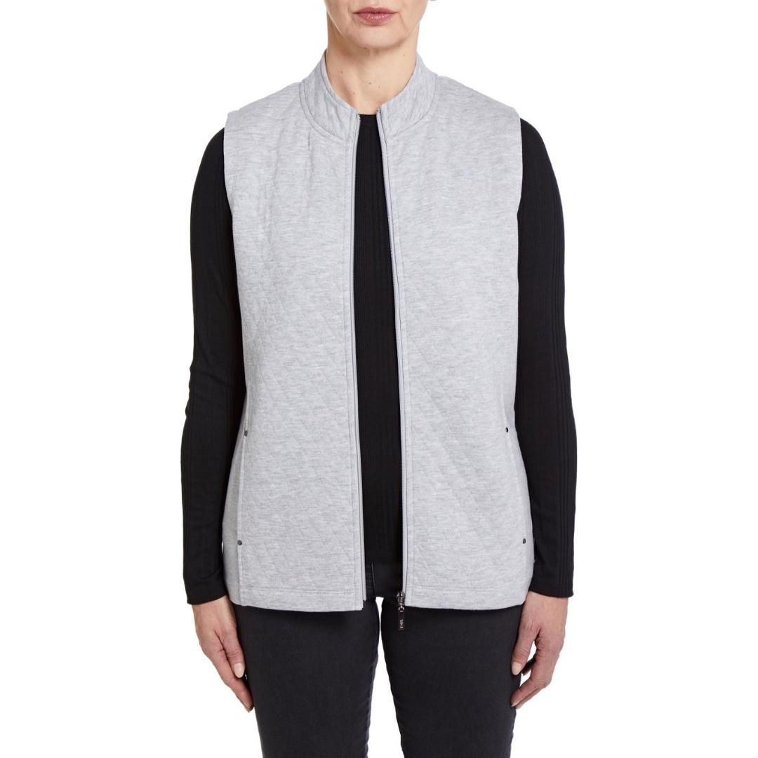 TIGI Silver Quilted Gilet