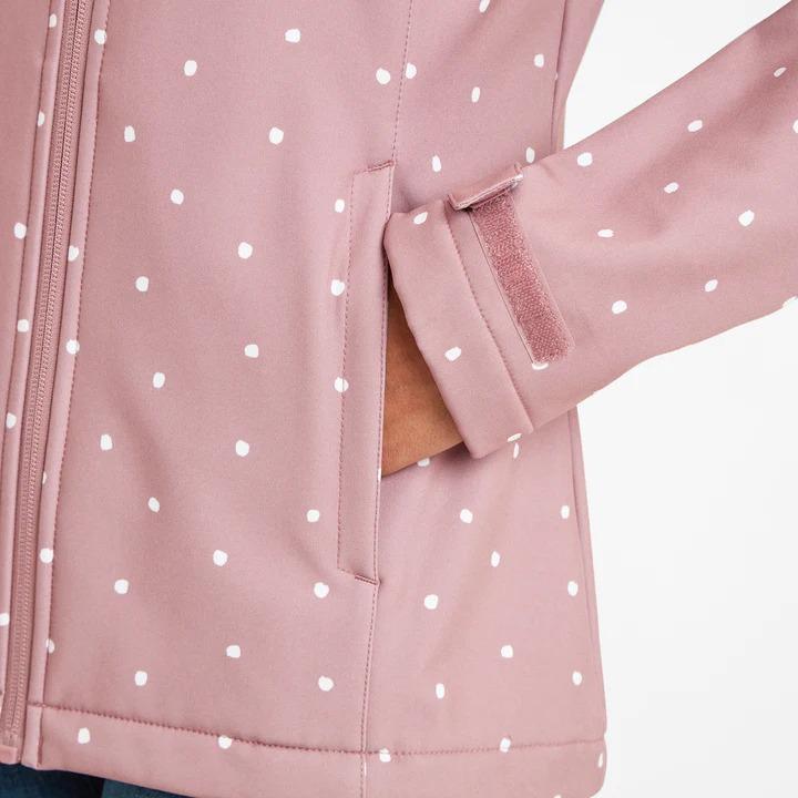 TOG24 Addingham Womens Softshell Hoody - Faded Pink Spot