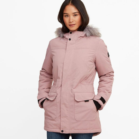 Tog24 Alderidge Womens Waterproof Parka - Faded Pink