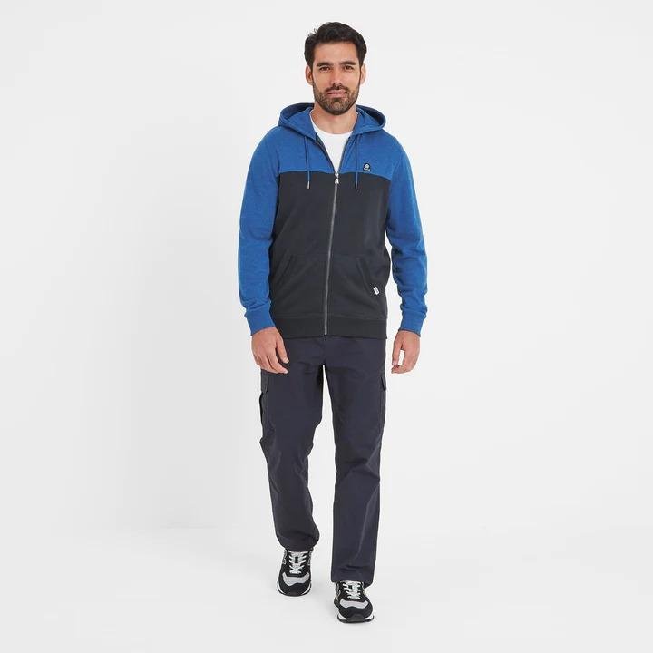 TOG24 Boyce Mens Hoody - Dark Indigo/Sapphire Blue Marl