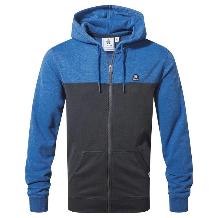 TOG24 Boyce Mens Hoody - Dark Indigo/Sapphire Blue Marl