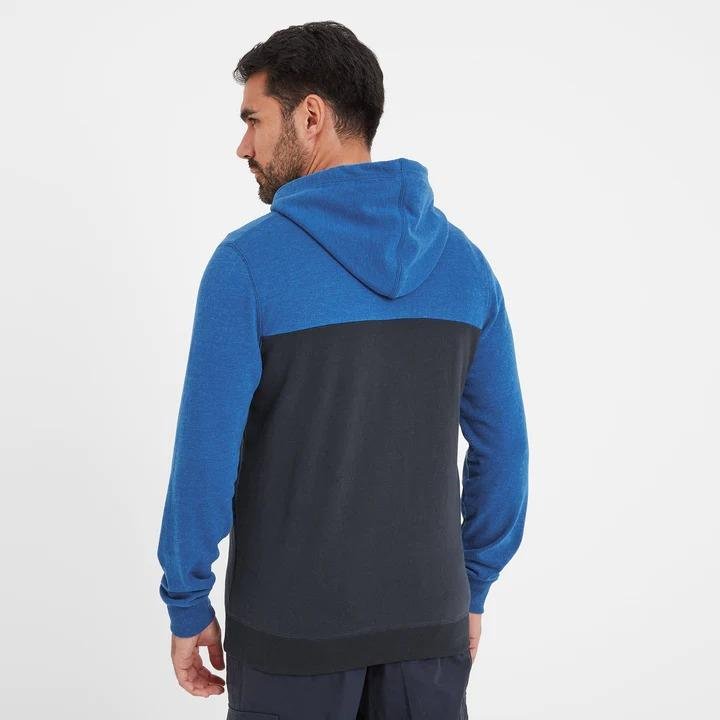 TOG24 Boyce Mens Hoody - Dark Indigo/Sapphire Blue Marl