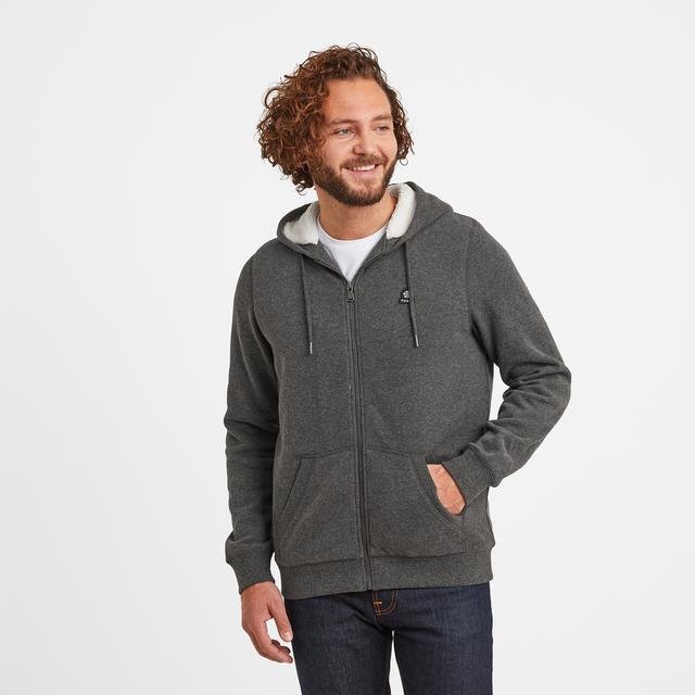 TOG24 Corbet Sherpa Lined Hoody - Dark Grey Marl