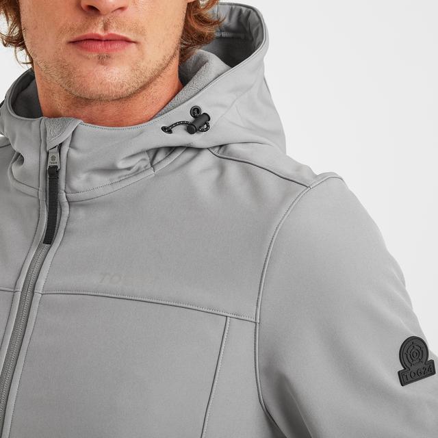 TOG24 Feizor Softshell Hooded Jacket - Concrete Grey