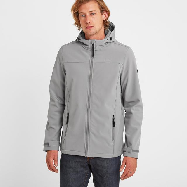 TOG24 Feizor Softshell Hooded Jacket - Concrete Grey