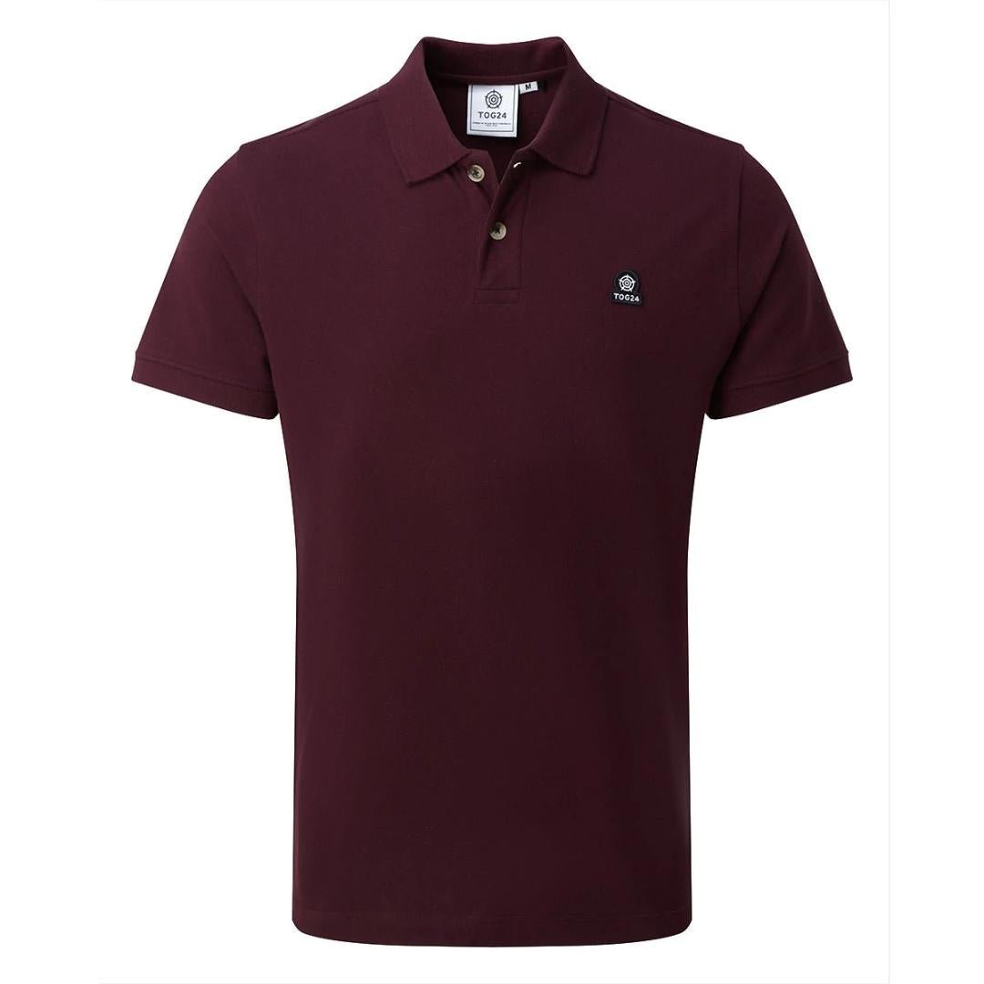 Tog24 Percy Mens Pique Polo Shirt - Deep Port