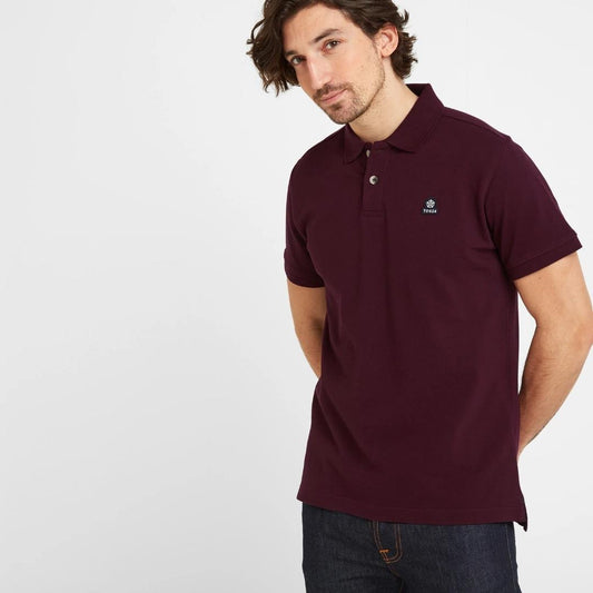 Tog24 Percy Mens Pique Polo Shirt - Deep Port