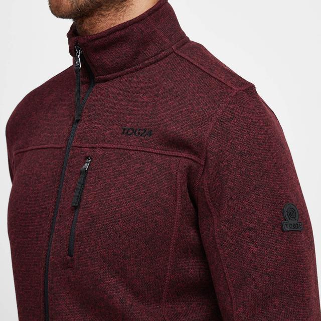 TOG24 Sedman Knitlook Fleece Jacket - Maroon