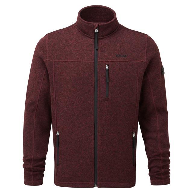 TOG24 Sedman Knitlook Fleece Jacket - Maroon