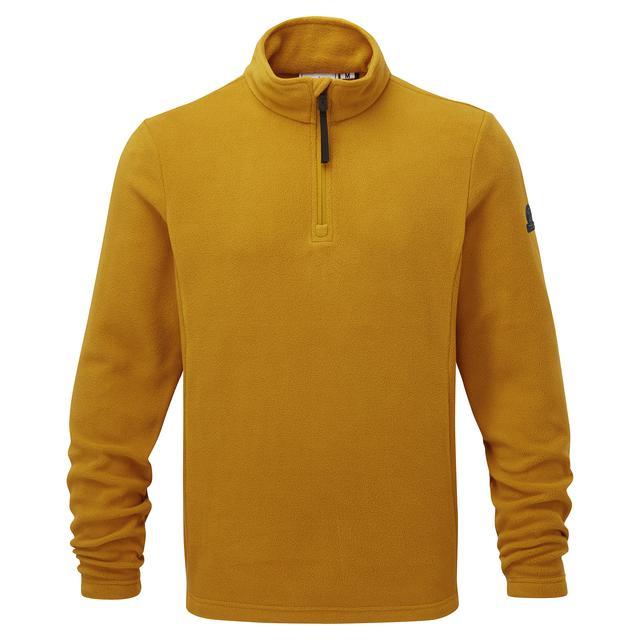 TOG24 Shire Fleece Zip Neck - Mustard