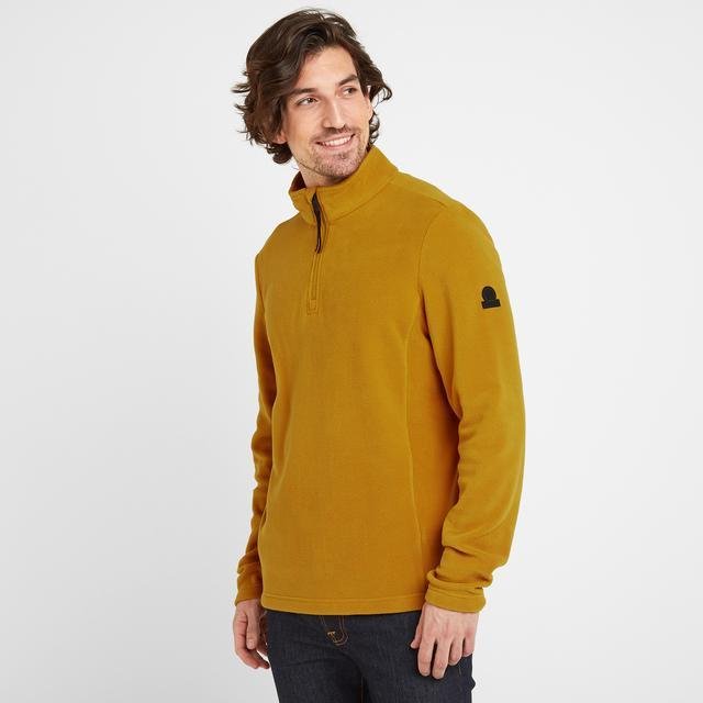 TOG24 Shire Fleece Zip Neck - Mustard