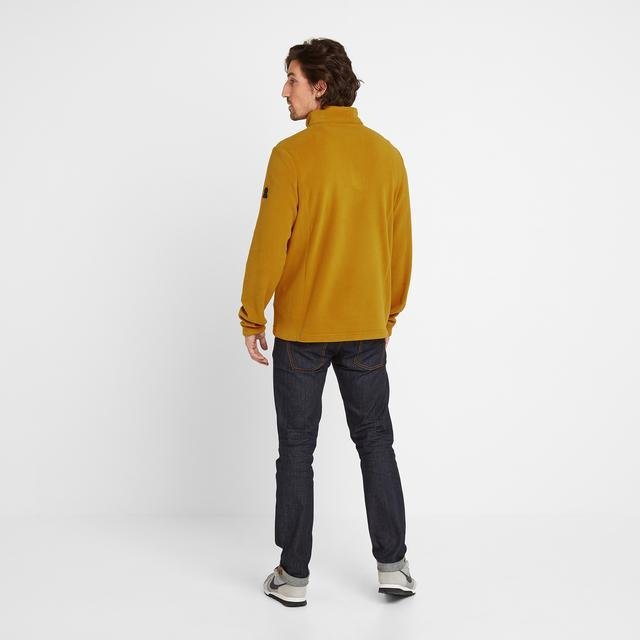 TOG24 Shire Fleece Zip Neck - Mustard