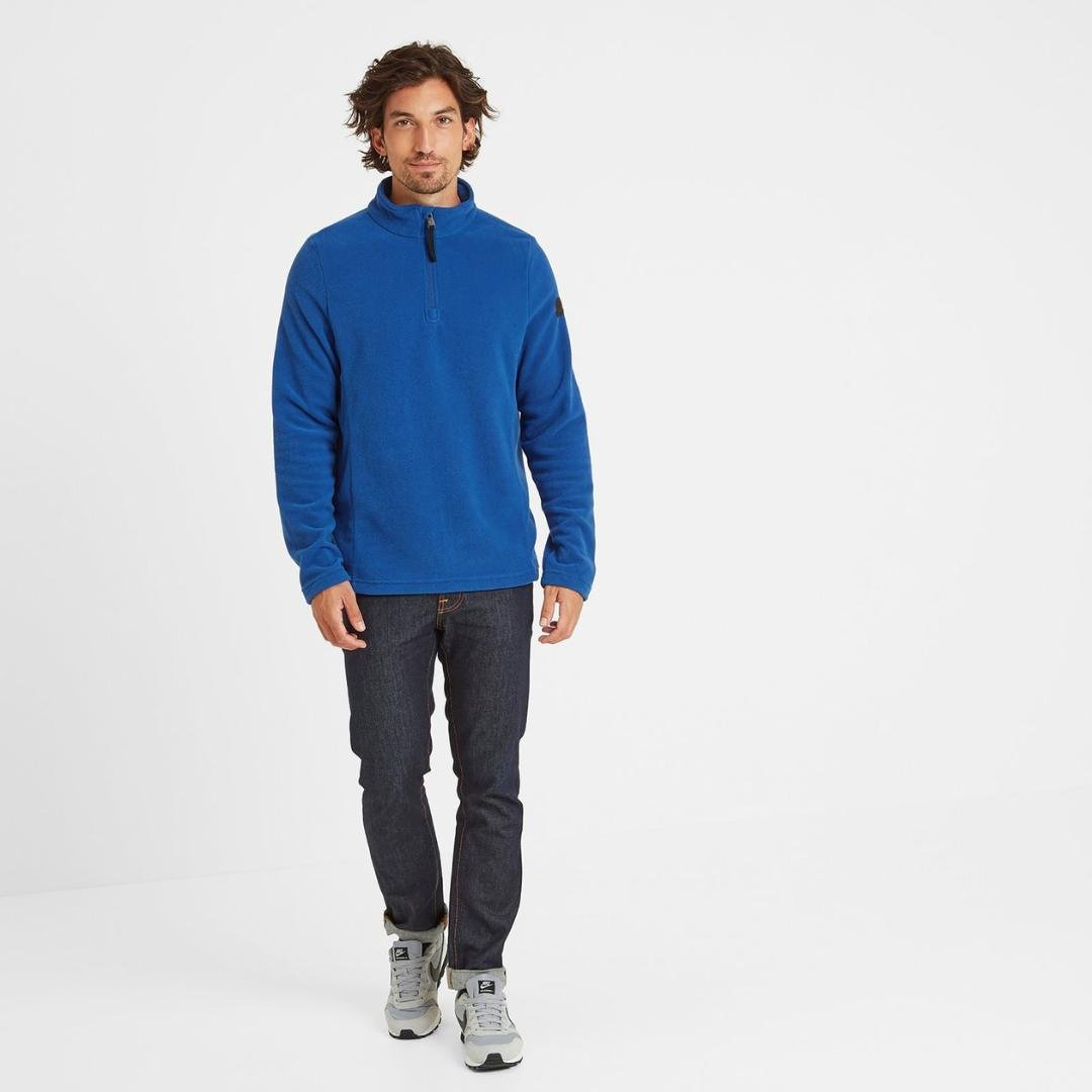 TOG24 Shire Fleece Zip Neck - Royal Blue