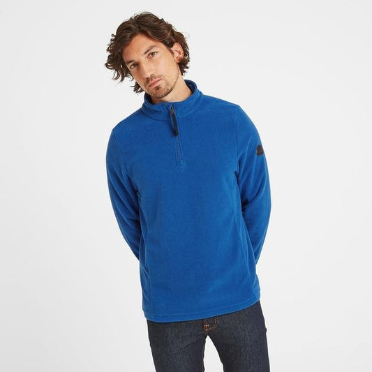 TOG24 Shire Fleece Zip Neck - Royal Blue