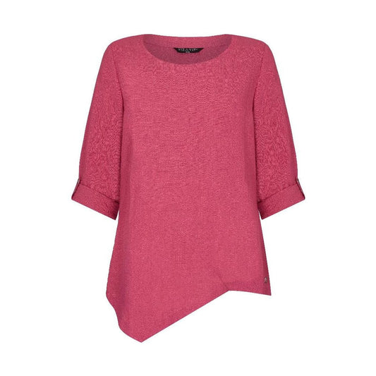 VIZ A VIZ Pink Asymmetric Tunic