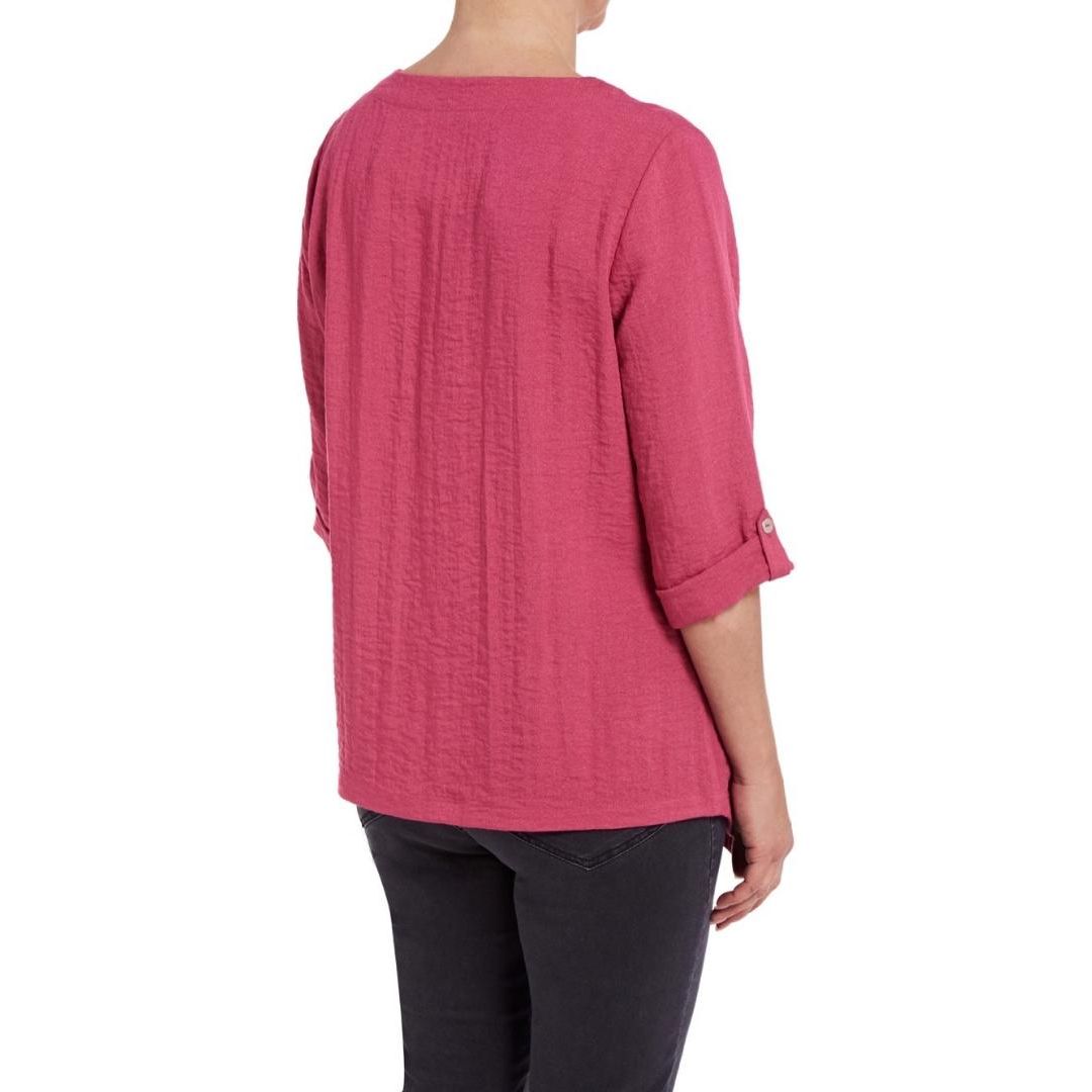 VIZ A VIZ Pink Asymmetric Tunic